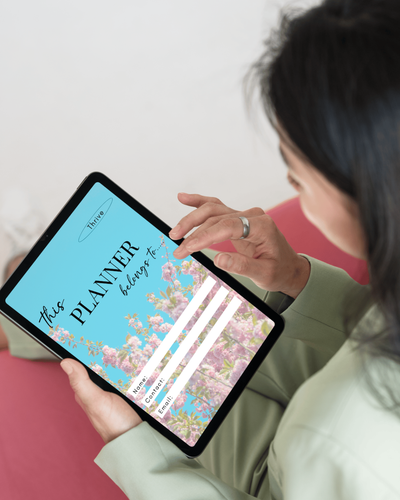 Template Digital Daily Planner: Spring Forth