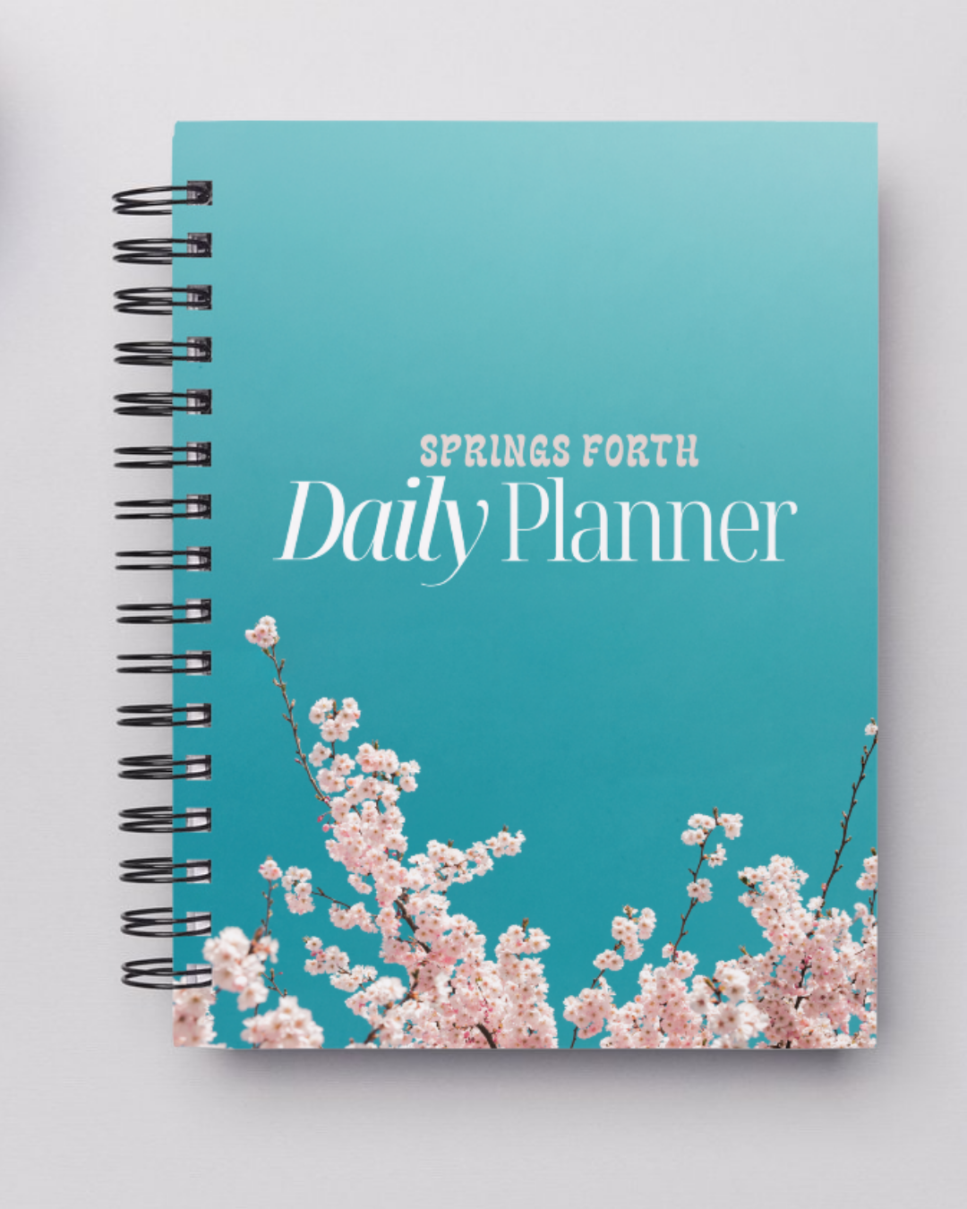Template Digital Daily Planner: Spring Forth