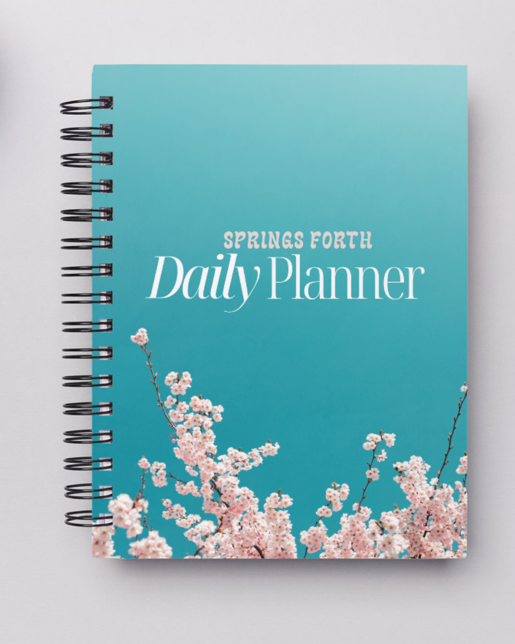 Template Digital Daily Planner: Spring Forth